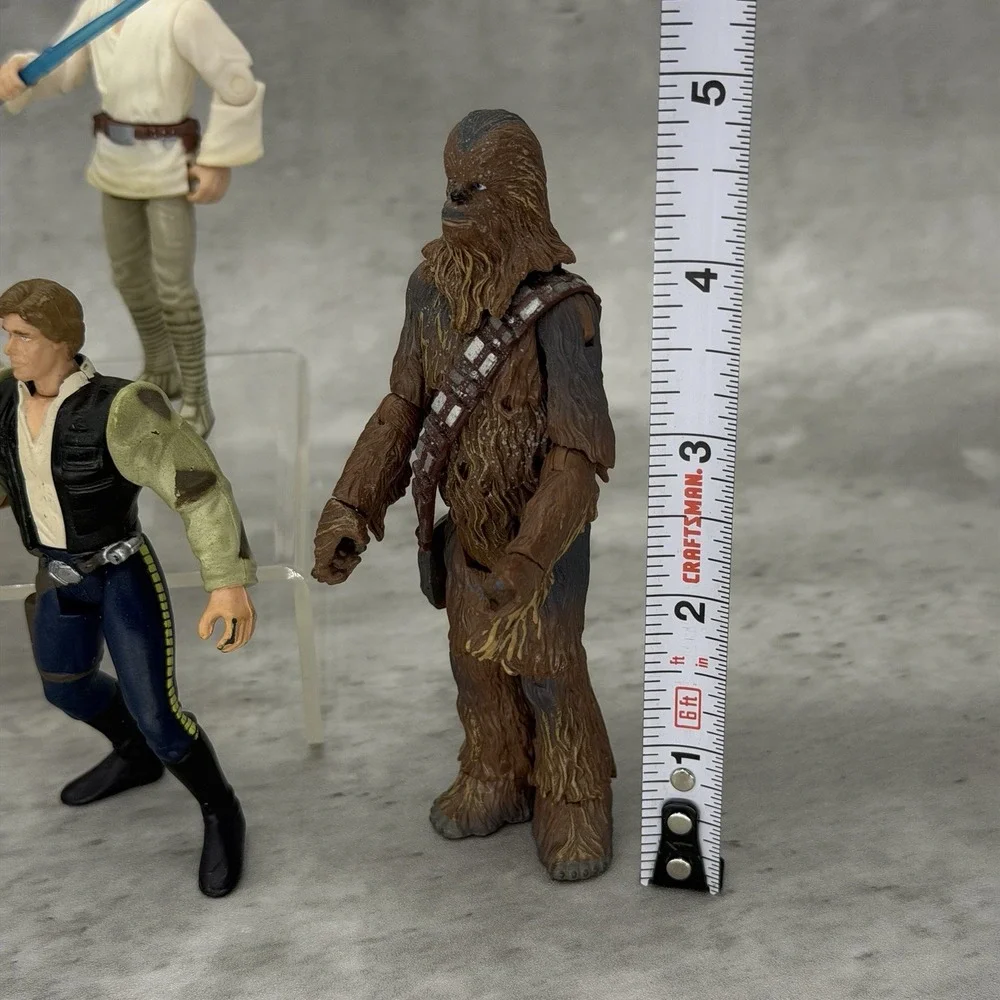 Star Wars Luke, Han Solo, C-3PO, R2-D2, Chewbacca Yoda, Darth Vader Lot of 7
